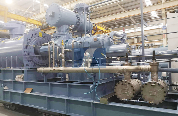 山西亚鑫新能科技有限公司34Ll螺杆压缩机现场调试